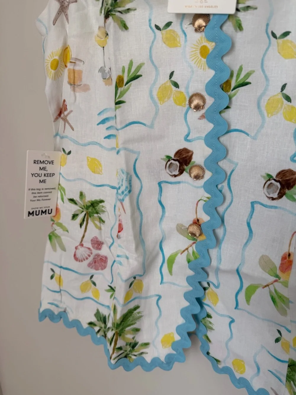 Show Me Your Mumu white Tropical print vest top and skirt Two Piece Set